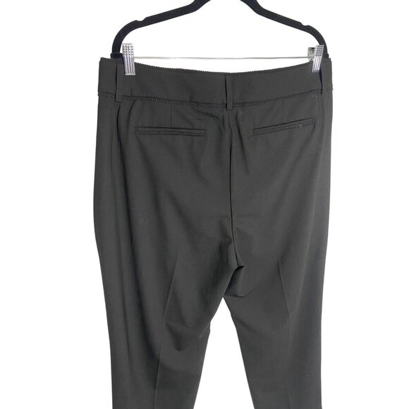 NWT J. Crew Crochet-Trimmed Pleated Black Trouser Pants-sz 14 - Picture 8 of 11